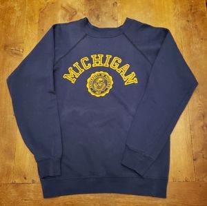 Vintage University of Michigan sweatshirt Go Blue!